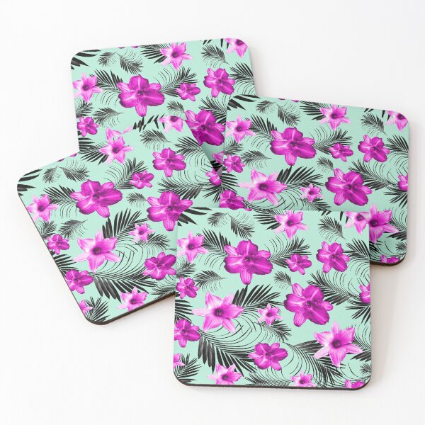 Item preview, Tropical Flowers Palm Leaves Finesse #9 #tropical #decor #art  designed and sold by Anita's & Bella's Art.