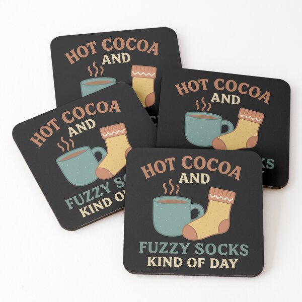 Item preview, Hot cocoa and fuzzy socks , kind of day designed and sold by Nikki Krishna.