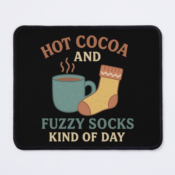 Item preview, Hot cocoa and fuzzy socks , kind of day designed and sold by Nikki Krishna.