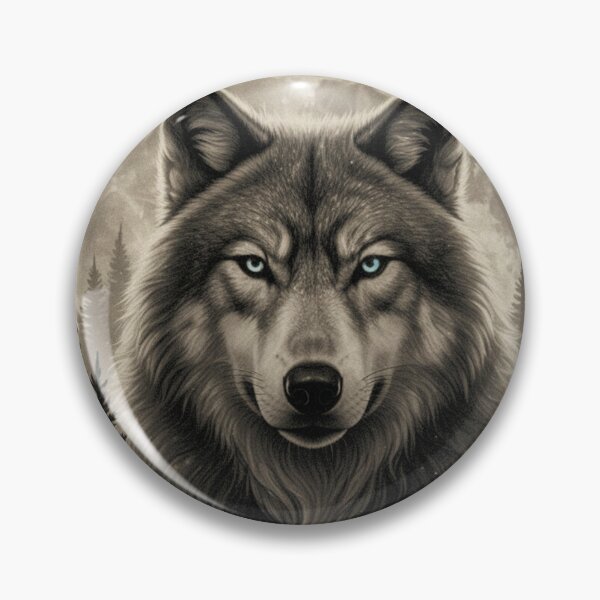 Artikelvorschau, Jagdgebiet des Grauwolfs, Eismond, Wald, Galaxie entworfen und verkauft von Alexis Art Collection.