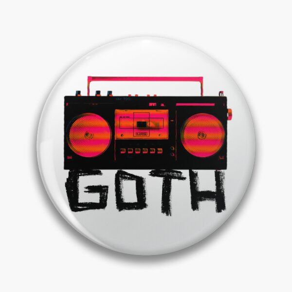Item preview, Goth Rock Radio for Goth Music designed and sold by badlydrawnbabe.
