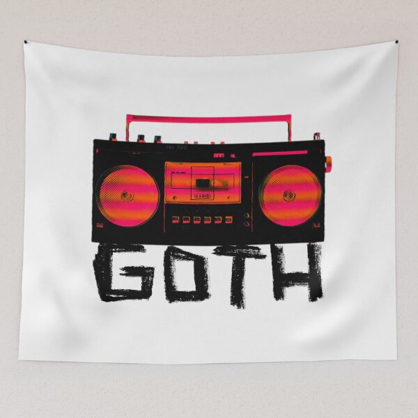 Item preview, Goth Rock Radio for Goth Music designed and sold by badlydrawnbabe.