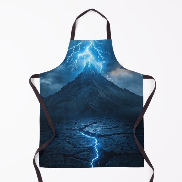 Item preview, Majestic Mountain Lightning Strike | Epic Cinematic Nature Art designed and sold by goodcrystals.