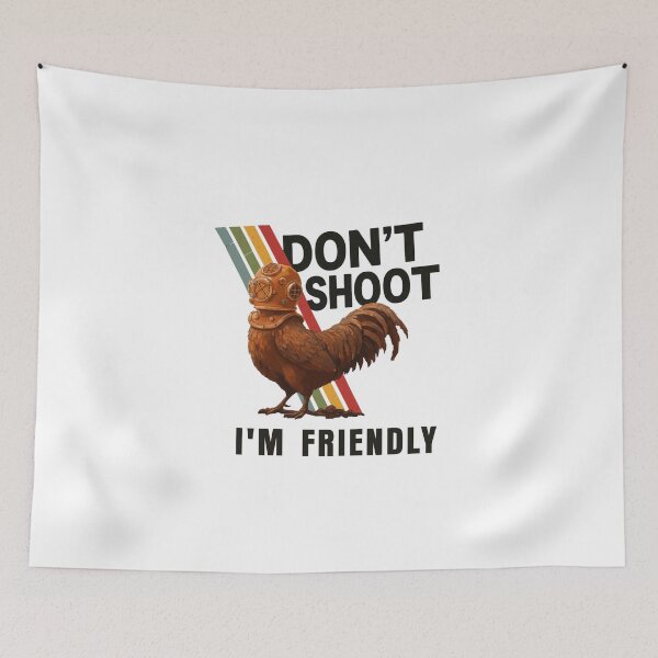 Item preview, Don't shoot I'm Friendly arc raiders designed and sold by FmStyleArt.