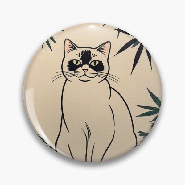 Item preview, Hanafuda Style Lucky Cat – Pine Bamboo Plum (Matsu Take Ume) designed and sold by LEO'S CREATURE　れおずくりーちゃー.