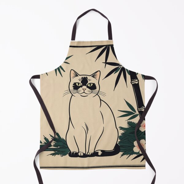 Item preview, Hanafuda Style Lucky Cat – Pine Bamboo Plum (Matsu Take Ume) designed and sold by LEO'S CREATURE　れおずくりーちゃー.