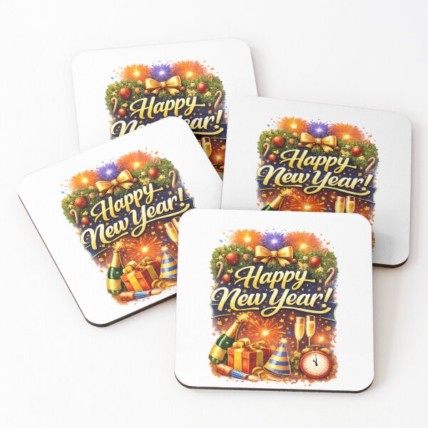Item preview, Happy New Year – Classic Celebration Design designed and sold by kimkosovo.