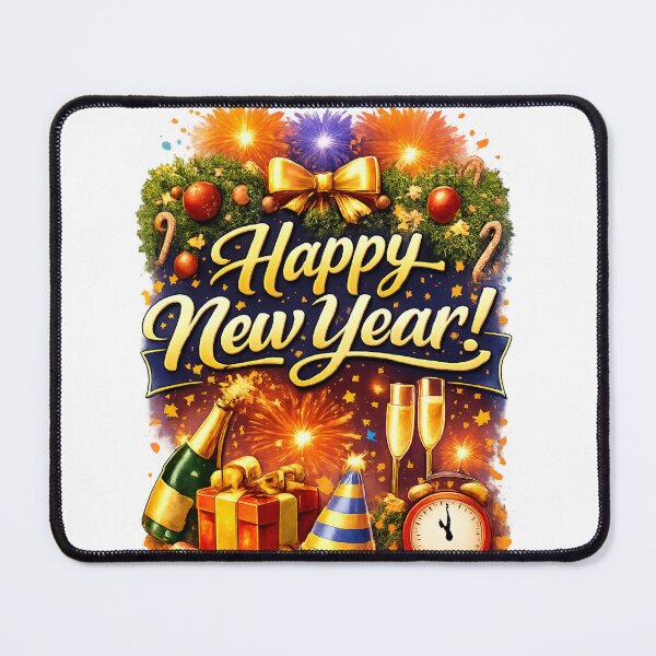 Item preview, Happy New Year – Classic Celebration Design designed and sold by kimkosovo.