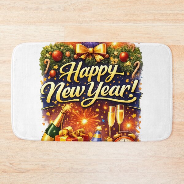 Item preview, Happy New Year – Classic Celebration Design designed and sold by kimkosovo.