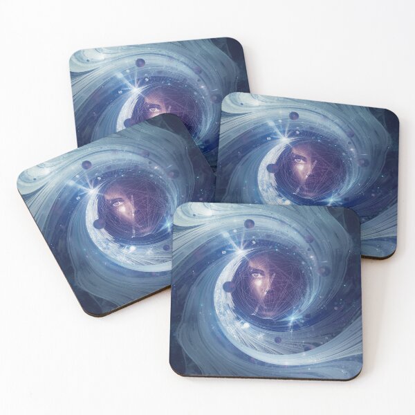 Item preview, Oceanic Spiritual Abstract | Holographic Maritime Energy Art designed and sold by goodcrystals.