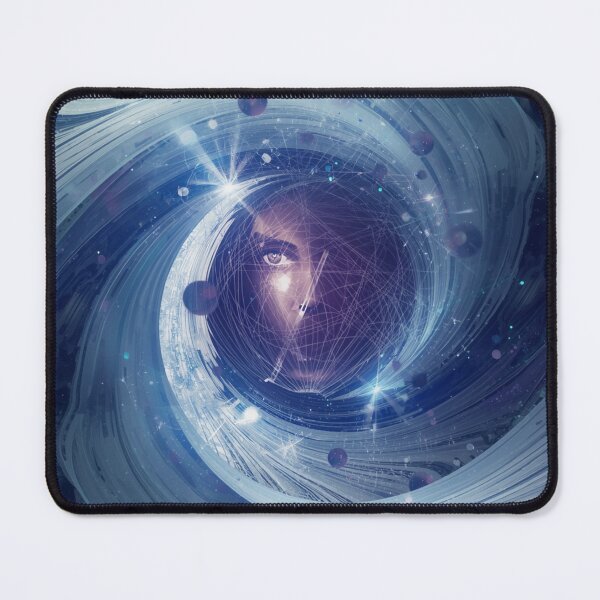 Item preview, Oceanic Spiritual Abstract | Holographic Maritime Energy Art designed and sold by goodcrystals.