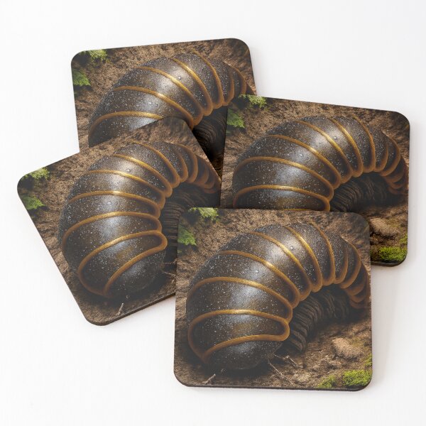 Item preview, Pill Millipede Forest Floor Arthropod Nature  designed and sold by NocturnalNook.