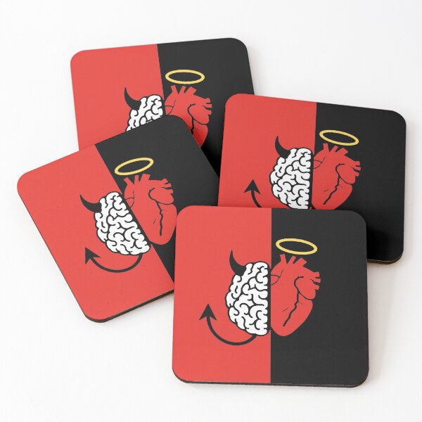 Item preview, Mind or Heart – Minimal Duality Between Logic and Desire designed and sold by PixelVibe782.