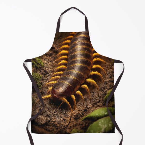 Item preview, Giant Forest Centipede – Dark Macro Arthropod Nature designed and sold by NocturnalNook.