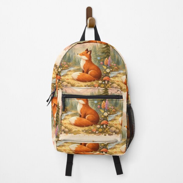 Item preview, Stay Wild Fox Illustration – Cute Woodland Animal Art designed and sold by anandsiva2703.