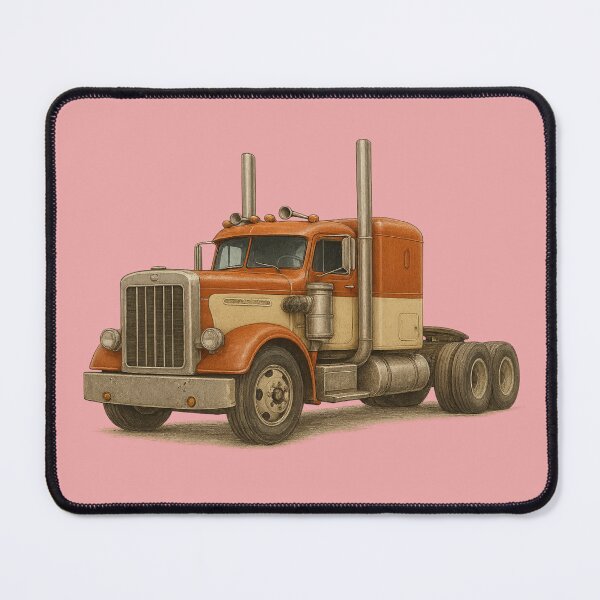 Item preview, Vintage American truck in retro style. designed and sold by © Zenscape Studio 2025.