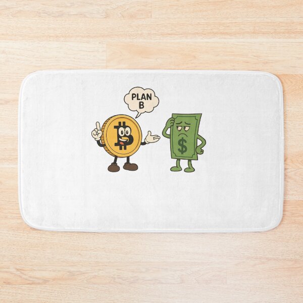 Item preview, Plan B: Bitcoin vs Cash designed and sold by Latitude 1°N.