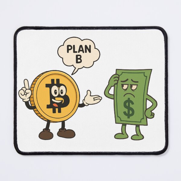Item preview, Plan B: Bitcoin vs Cash designed and sold by Latitude 1°N.