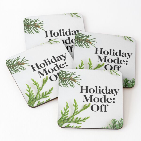 Item preview, Holiday Mode: Off – Minimal Calm Christmas Design designed and sold by Lazy Planet.