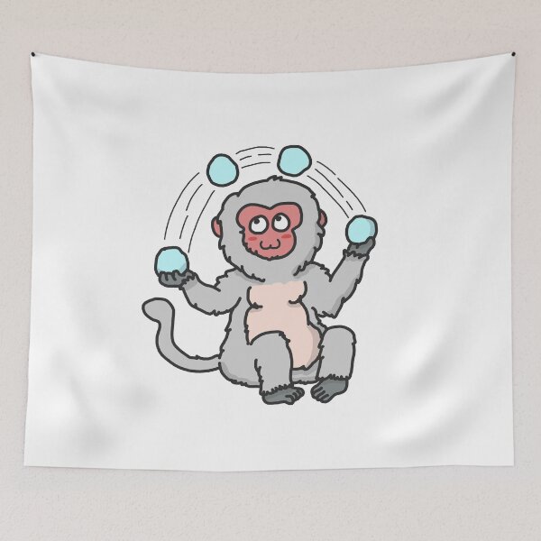 Item preview, Snow Day – Japanese Macaque Trivia Cartoon designed and sold by PeanutCandy.