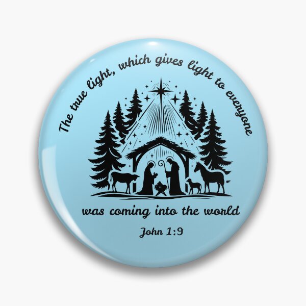 Item preview, The true light, which gives light to everyone, was coming into the world. John 19  designed and sold by MrDomStore.