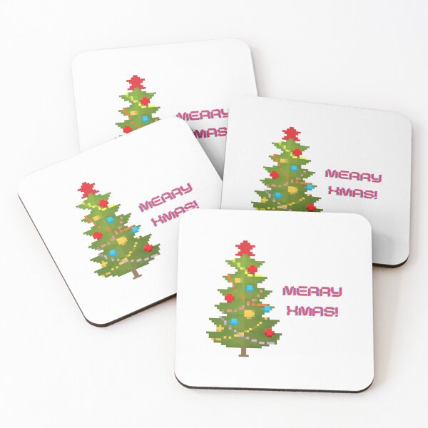 Item preview, Merry Xmas 8bit Sticker designed and sold by EmmanEtha.