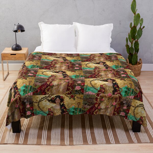 Item preview, Rose Garden Keeper Beautiful Art Nouveau Gustav Klimt stylish art designed and sold by Vintage Designs +.