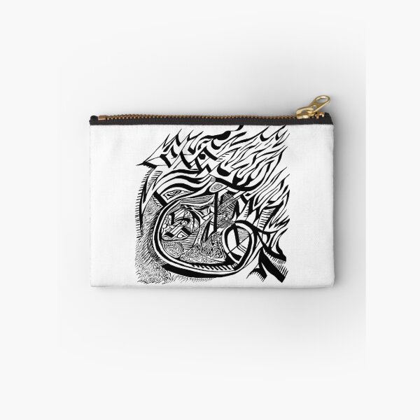 Item preview, GT'S WRESTLER AND THE CHUPACABRA B&W designed and sold by Odd-jewelry.