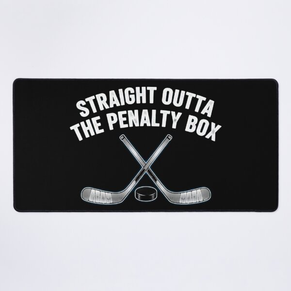 Item preview, Ice Hockey Gift - Straight Outta The Penalty Box - Funny Hockey Player designed and sold by Alexis Art Collection.