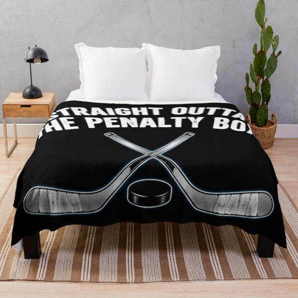 Item preview, Ice Hockey Gift - Straight Outta The Penalty Box - Funny Hockey Player designed and sold by Alexis Art Collection.