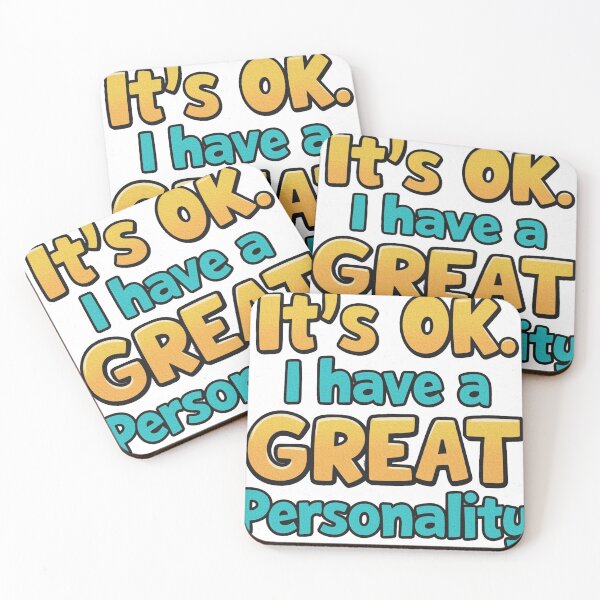 Item preview, It’s OK — I Have a Great Personality | Funny Baby Onesie designed and sold by CoconutMerch.