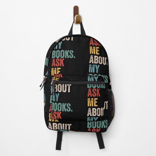 Item preview, Ask Me About My Books Quote designed and sold by JeannieDMorris.