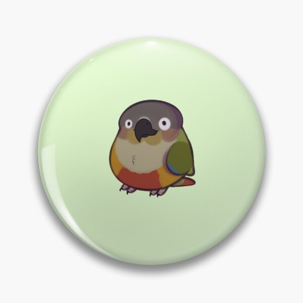 Item preview, Green-Cheeked Conure - Round Bird designed and sold by AranciaMaven.