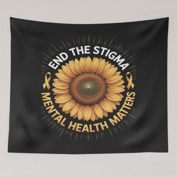 Item preview, End Gun Violence Awareness Ribbon Orange SunFlower designed and sold by AvagondaMind.