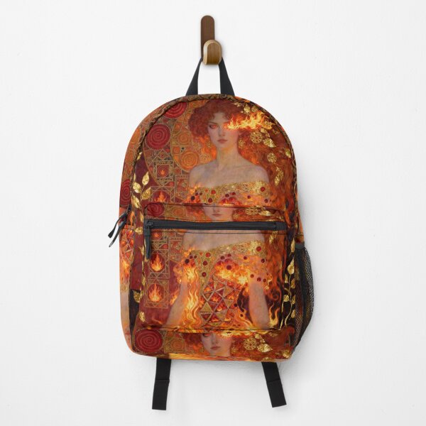 Item preview, Fire Goddess Beautiful Art Nouveau Gustav Klimt stylish art designed and sold by Vintage Designs +.