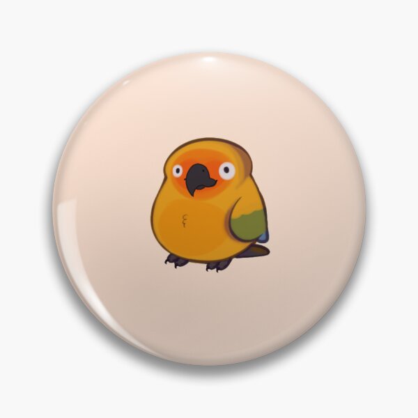 Item preview, Sun Conure - Round Bird designed and sold by AranciaMaven.