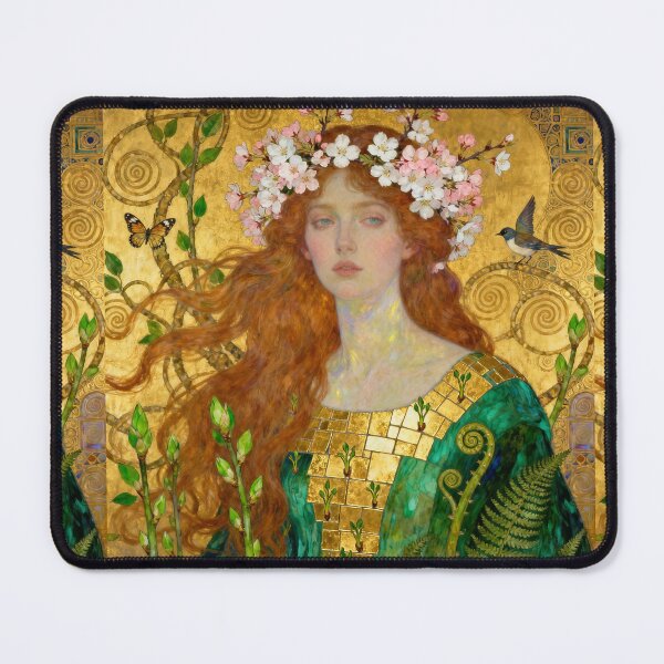 Item preview, Spring Awakening Beautiful Art Nouveau Gustav Klimt stylish art designed and sold by Vintage Designs +.