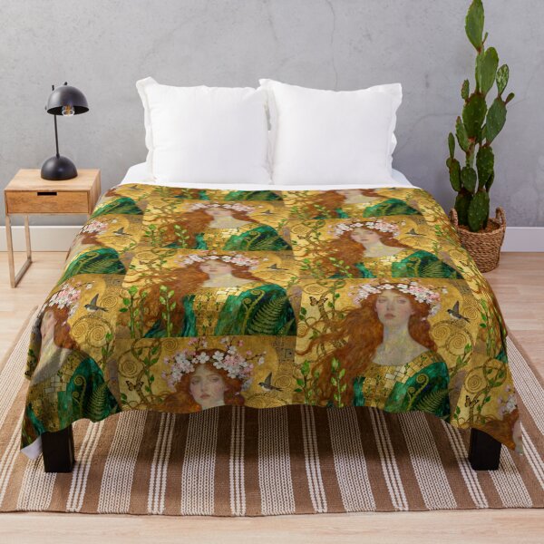 Item preview, Spring Awakening Beautiful Art Nouveau Gustav Klimt stylish art designed and sold by Vintage Designs +.