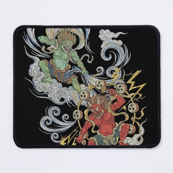 Item preview, Fujin Raijin Invincible Gods - Sukajan Embroidery Style designed and sold by treasurestockjp.