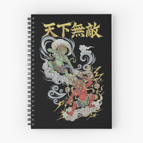 Item preview, Fujin Raijin Invincible Gods - Sukajan Embroidery Style designed and sold by treasurestockjp.
