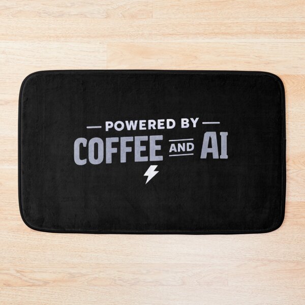 Item preview, Powered by Coffee, Replaced by AI - black designed and sold by Kalaidax.