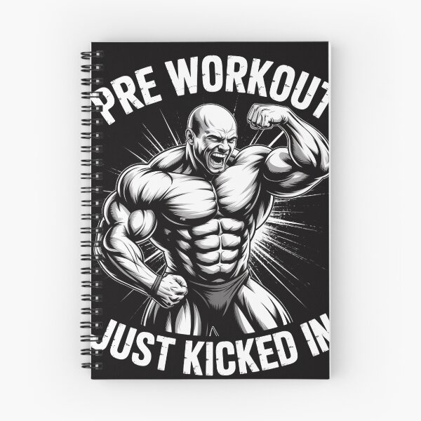 Item preview, Bodybuilding Pre Workout Just Kicked In - Gym Bodybuilder designed and sold by teltvitossuilea.