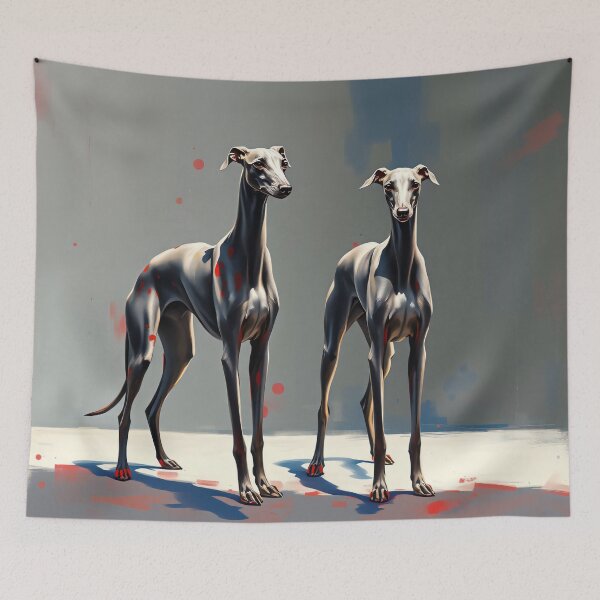 Item preview, Elegant Dogs in Abstract Style designed and sold by KiraChie.