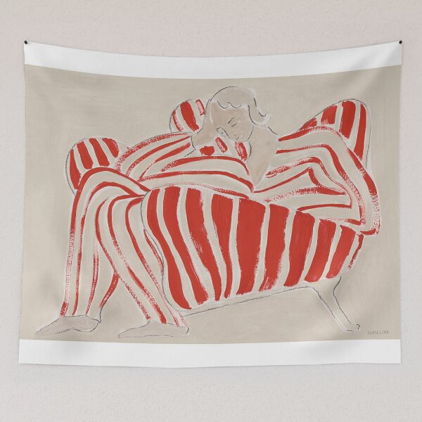 Item preview, Sofia Lind Red Chair designed and sold by EthannThompson.