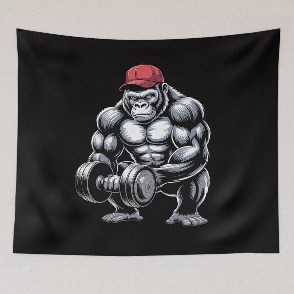 Item preview, Bodybuilding Gorilla Workout Gym Strength Training designed and sold by teltvitossuilea.