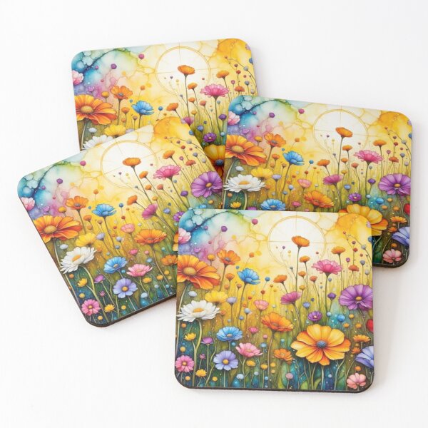 Item preview, Colorful Cosmos designed and sold by Whimsical Art by Angela.