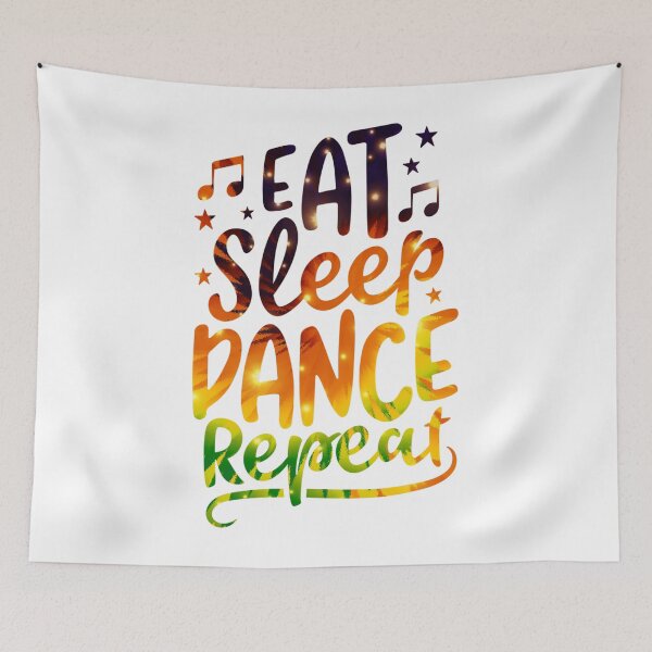Item preview, Eat Sleep Dance Repeat Dancing Boys Girls Funny Dancer Gifts designed and sold by JayliIvan.