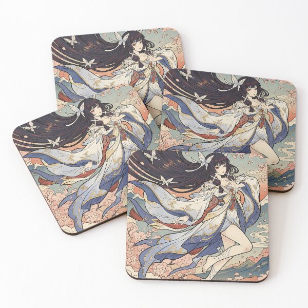 Item preview, Columbina - Ukiyo-e Butterfly Dream designed and sold by iwzzuel.