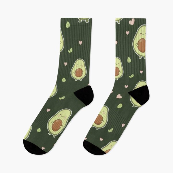 Item preview, Cute Kawaii Avocado Pattern designed and sold by anandsiva2703.