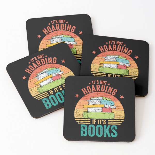Item preview, Not Hoarding If It’s Books Book Lover designed and sold by JeannieDMorris.